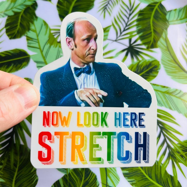 Look Here Stretch: Golden Girls Inspired Gay Pride Vinyl Sticker