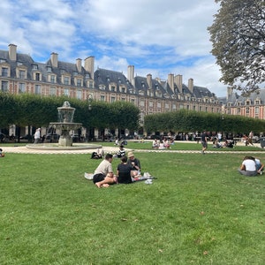 A Summer Afternoon at Place des Vosges in Paris