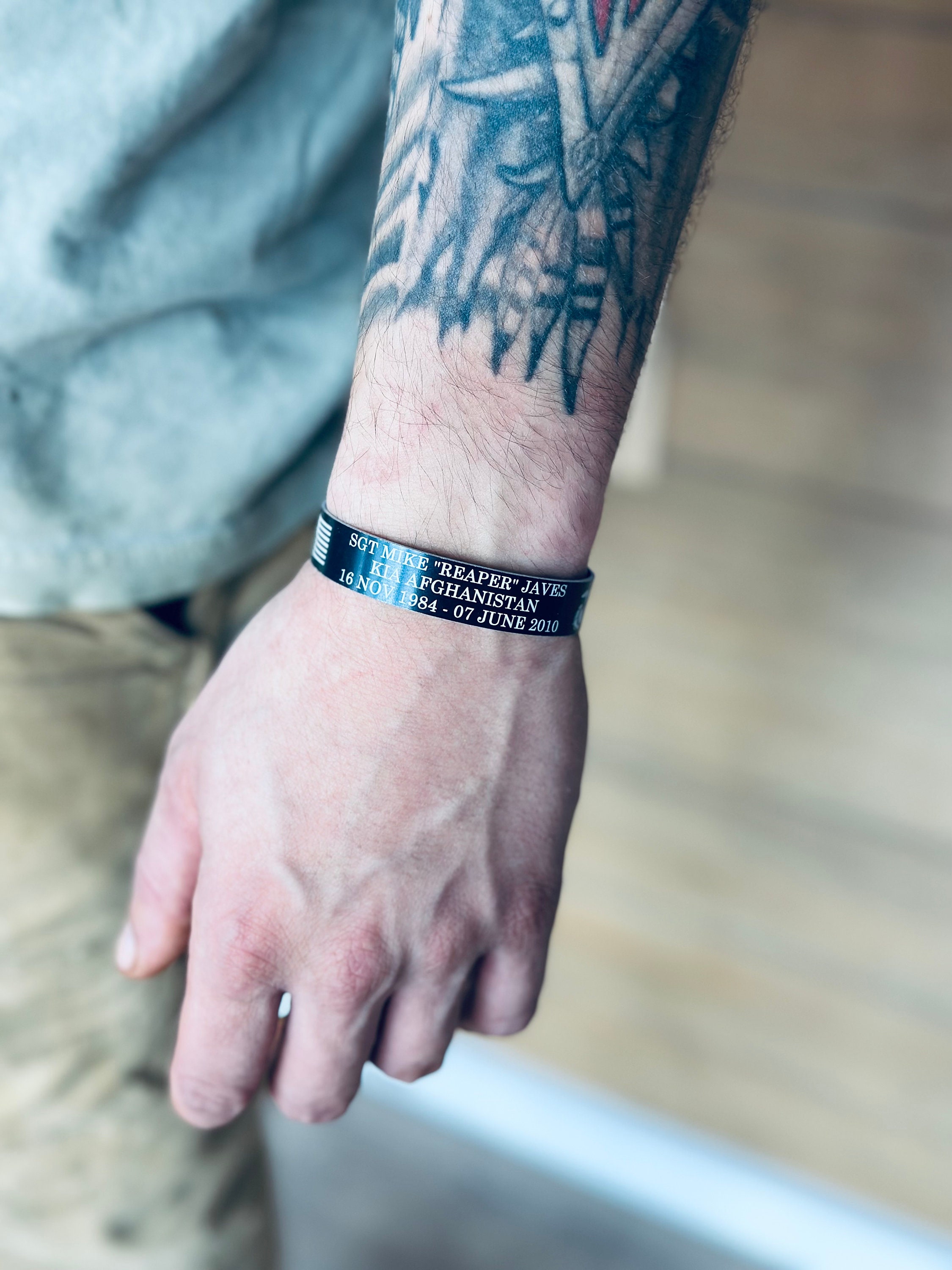 Police Memorial Bracelet Etsy