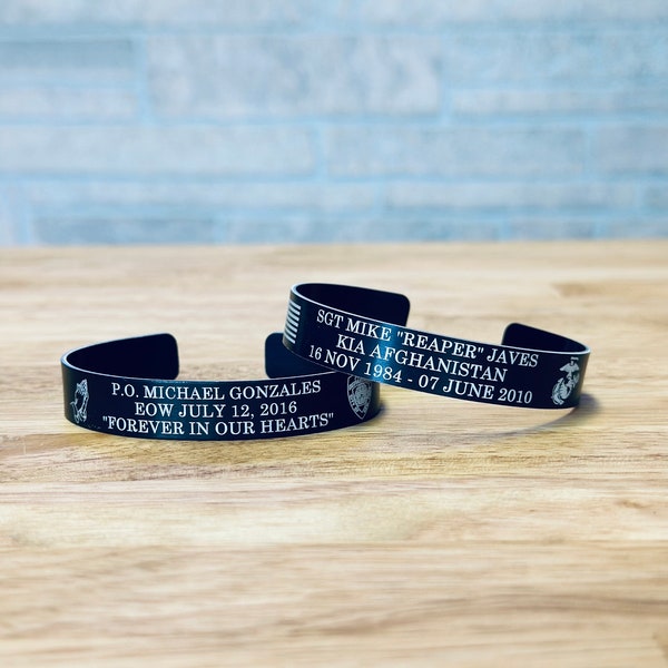 Black Memorial Bracelet