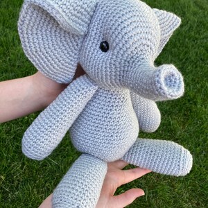 Elephant, handmade crochet stuffed animal, cute stuffed animal, baby shower gift, special toy, keepsake, perfect baby gift