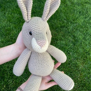 handmade crochet Rabbit stuffed animal, cute stuffed animal, baby shower gift, special toy, keepsake, perfect baby gift