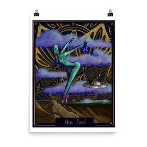 Der Narr Tarot druckt