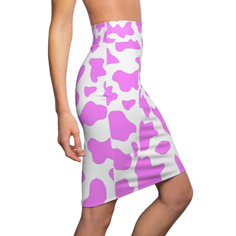 Fashion style cow pattern skirt yv43069