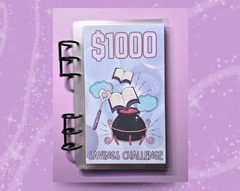 1K Hexenkessel 12 Umschlag Spar-Challenge Buch A6