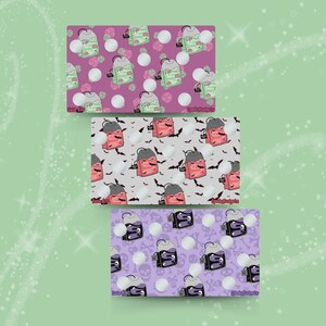 Spooky Tea Scratch & Save Sfida di risparmio in contanti A6 A5 laminato