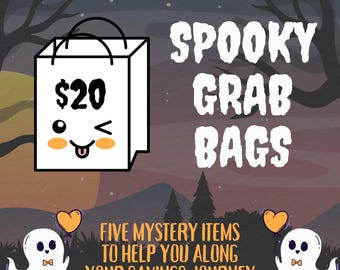 Spooky Grab Bag  Savings Challenges A5 A6 Cash Stuffing