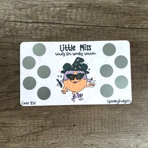 Spooky Season Scratch & Save Challenge A6 w/ Envelope Add On