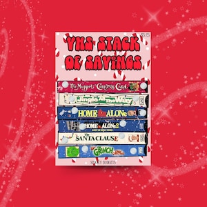 Natale 1.0 VHS Stack of Savings Scratch Off Challenge A5 5x7