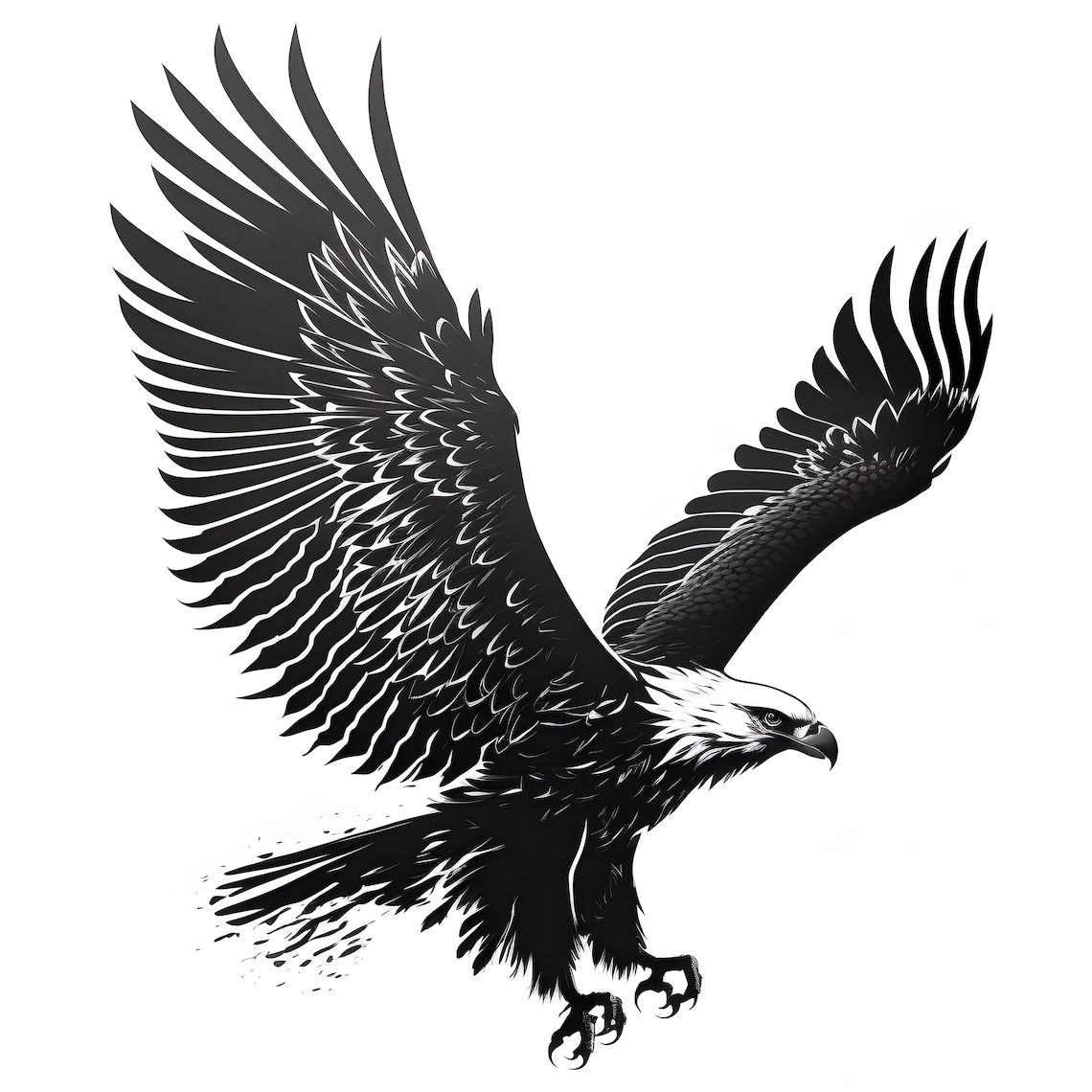 Eagle Vector Art - Etsy