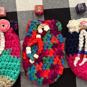Small Dice Bags With Charm