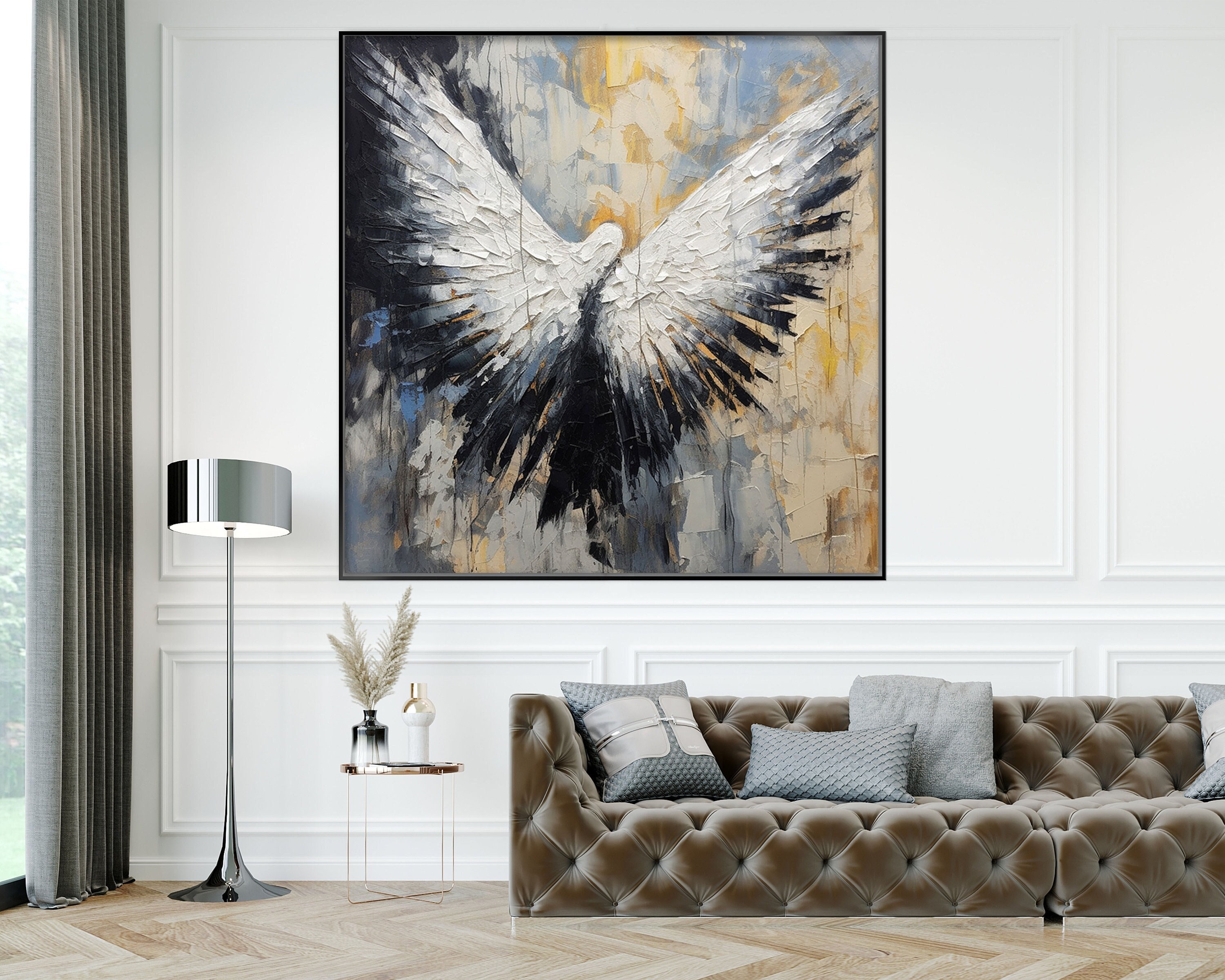 Bald Eagle Painting by Number Painting Kit by Numbers Acrylic Painting  Canvas for Adults Wall Art Decor Gift 