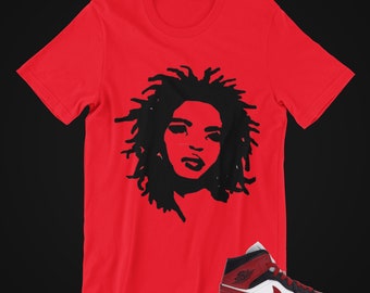 Lauryn Hill shirt , Sneakerhead t-shirt, Sneakerhead shirt, Air Jordan 1 tshirt,  Jordan 1 Mid Alternate Bred Toe, sneaker lover