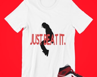 Just Beat It, Michael Jackson, King of Pop, Beat It shirt, music lover shirt, vintage music tshirts