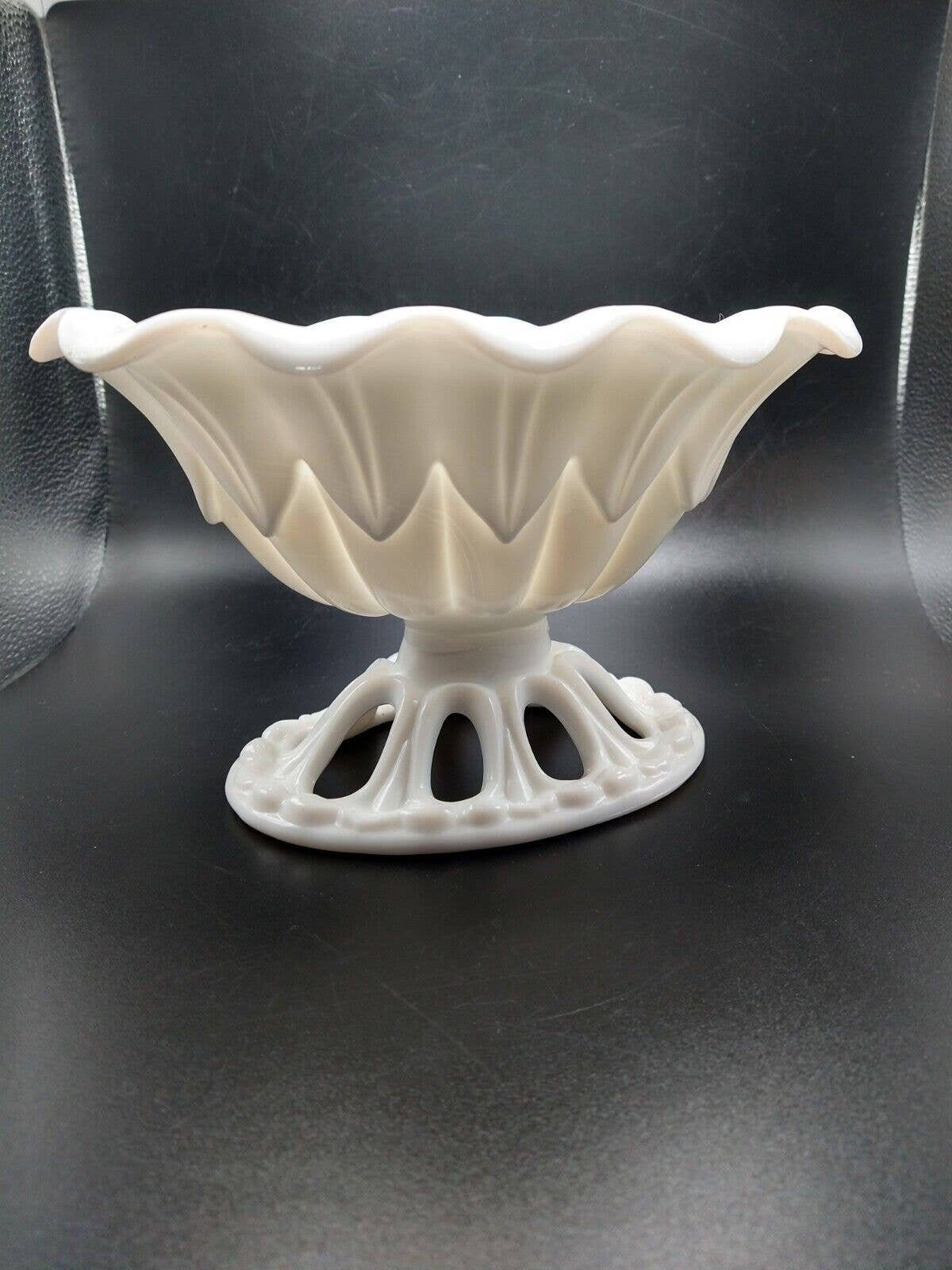 Westmoreland Milk Glass Basket (RHA) Westmoreland Milk Glass Basket (RHA)