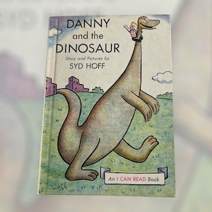 Vtg Children&#39;s Book Danny and the Dinosaur by Syd Hoff (1958) I Can Read Book EU