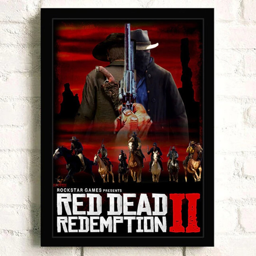 Red Dead Redemption 2 Poster Red Dead Redemption Poster Game - Etsy