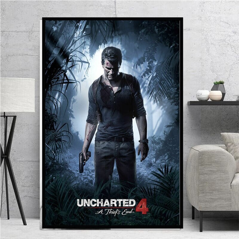 Uncharted 4 Poster Uncharted Poster Game Series Print - Etsy