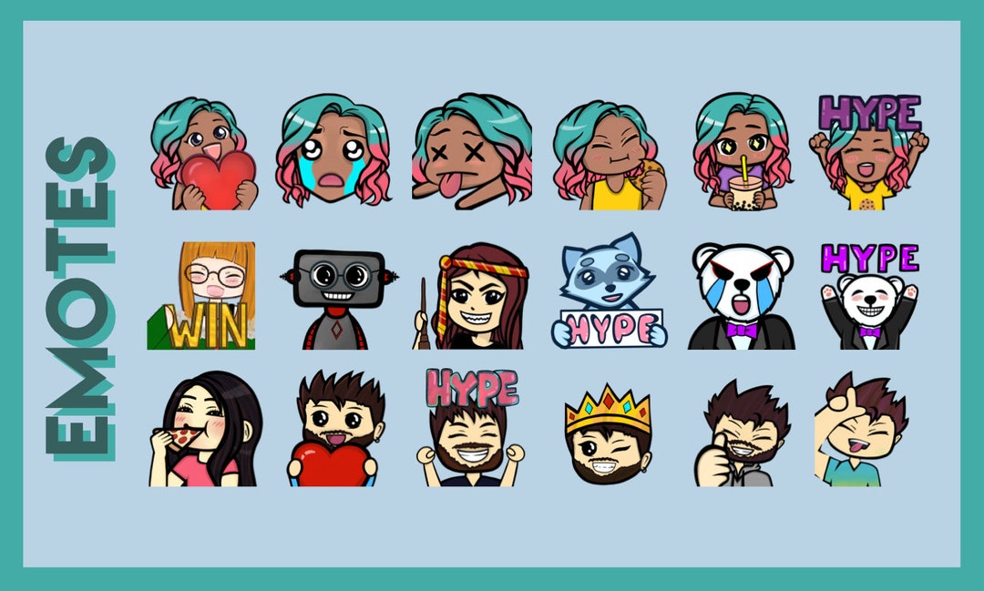 Twitch Emote Designs - Etsy