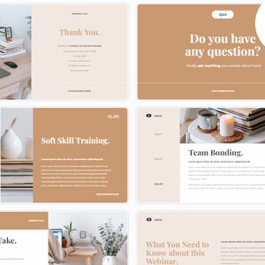 Coaching Templates, Webinar Slide Deck Google, Webinar Slide Deck Template, Google Slides template, Webinar Slide Deck Coaching Template
