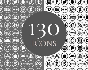 Icons for Website, Social Media Icons, Social Icons, Blog Icons,App Icons, Web Icons, Website Icons, Social Media Icon, Icons Website vector