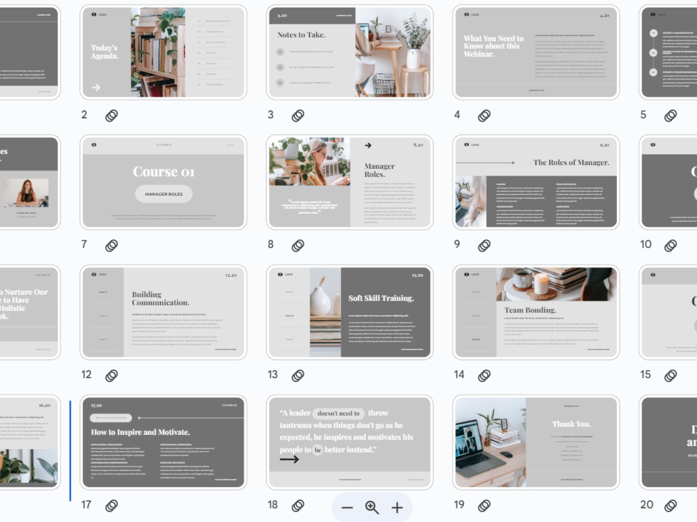Course End Slide Course Presentation, Google Slides Template, Webinar Slide Deck ...