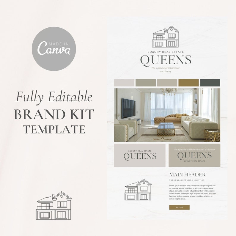 Luxury Real Estate Branding, Logo Designs Real Estate, Logo Sign Real ...