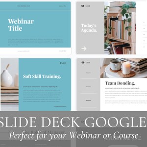 Webinar Slide Deck Template Google Slides, Google Slides templates business, Webinar Slide Deck Coaching, Webinar Slide Deck Google