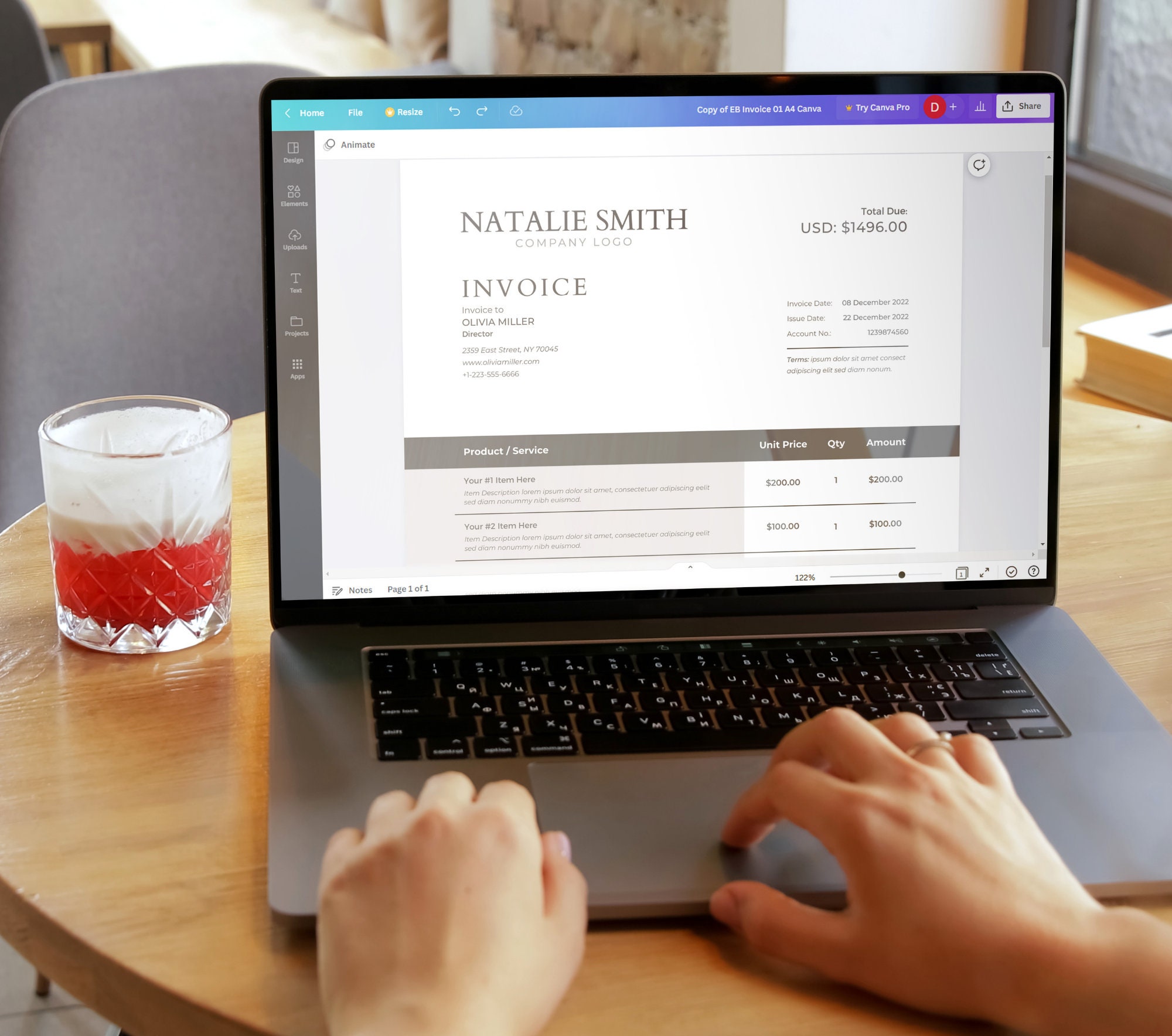 Invoice 420 Invoice Template, Invoice Template for Small Business, Invoice Template ...