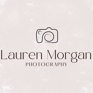 Photographer Logo, Camera Logo, Photographer Branding, Canva Template, Branding Kit, Modern Logo, Minimal Logo, Instant Download