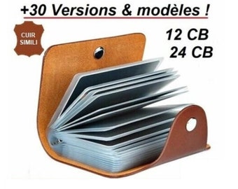 2024 PU leather CB bank card holder case for men and women 24 cards NEW various colors