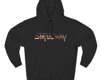 Three-Panel Fleece Hoodie