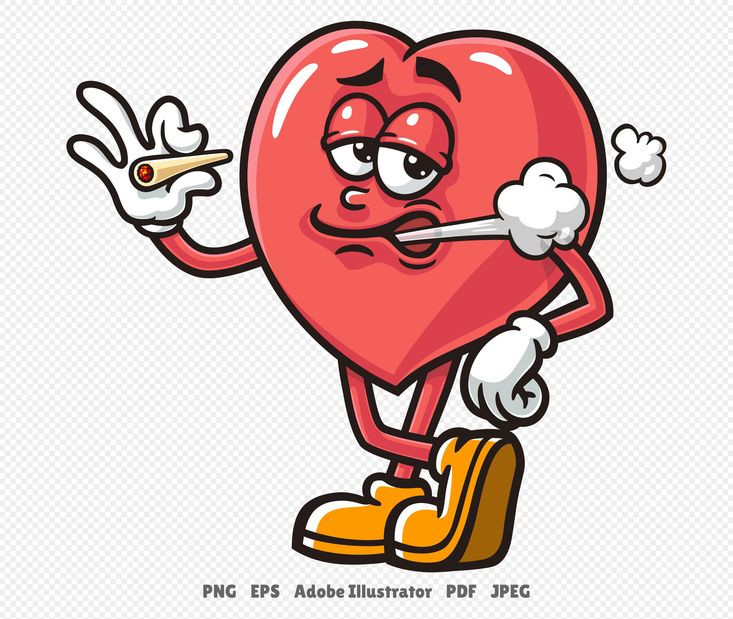cigarette heart Cigarettes Attack Stock Illustration 491169250 Cigarette Smoke Form Heart Stock