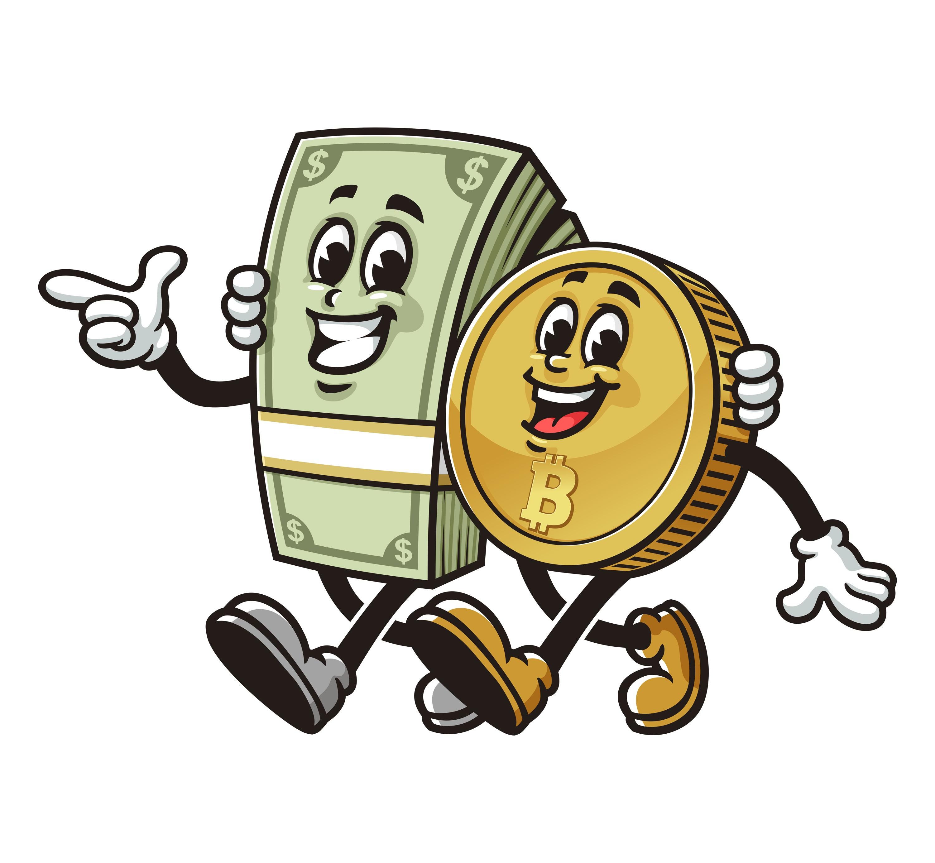 Bitcoin cartoon - Etsy Canada