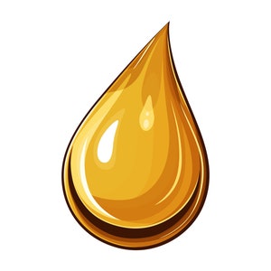 Oil drop cartoon mascot illustration design character vector Clip art Logo icon
