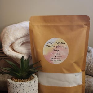 Jabón para ropa, detergente, casero, bolsa de 2 libras, perfumado
