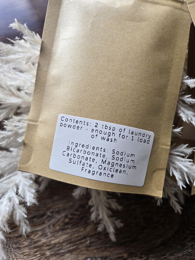 Mini Scented Laundry Soap Samples: Travel Size Powder (set of 4) - Etsy