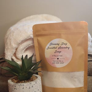Laundry Soap, Detergent, Homemade, 1lb bag, Scented