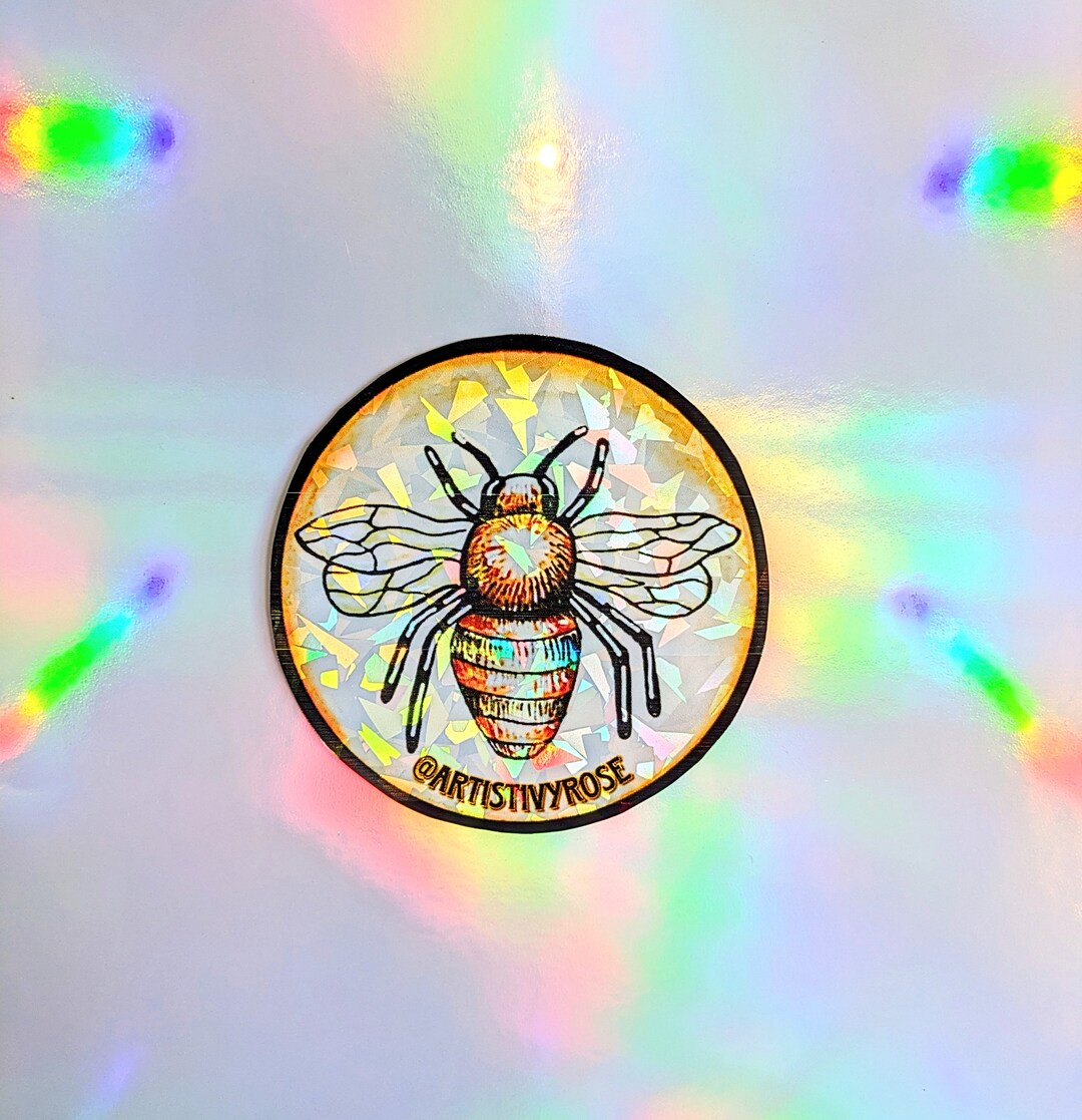 Hyper Bee Sticker Kit Honey Bee Sticker, Waterproof Sticker, Vinyl Sticker - Etsy