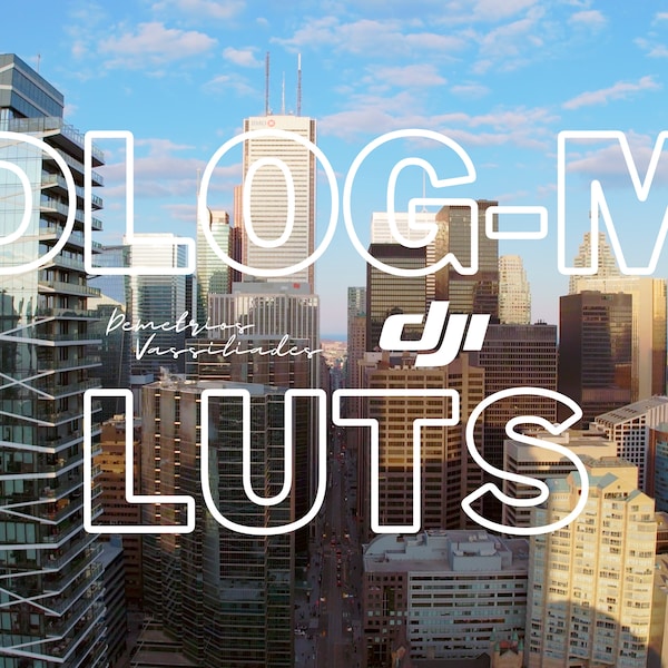 Pacote Inicial de LUTs DJI DLOG-M, DJI Mini, Air, Avata, Pocket, Action (Download Digital)