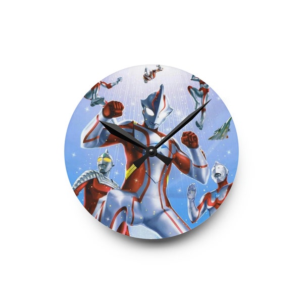 Ult Brothers Acrylic Wall Clock