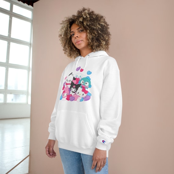 Hk Hearts Champion Hoodie Etsy