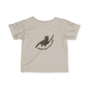 Cute Turtle Infant Tee | Kids Birthday Gift, Baby Shower Present, Summer Apparel, Adorable Toddler Clothing, Fun Toddler Outfit