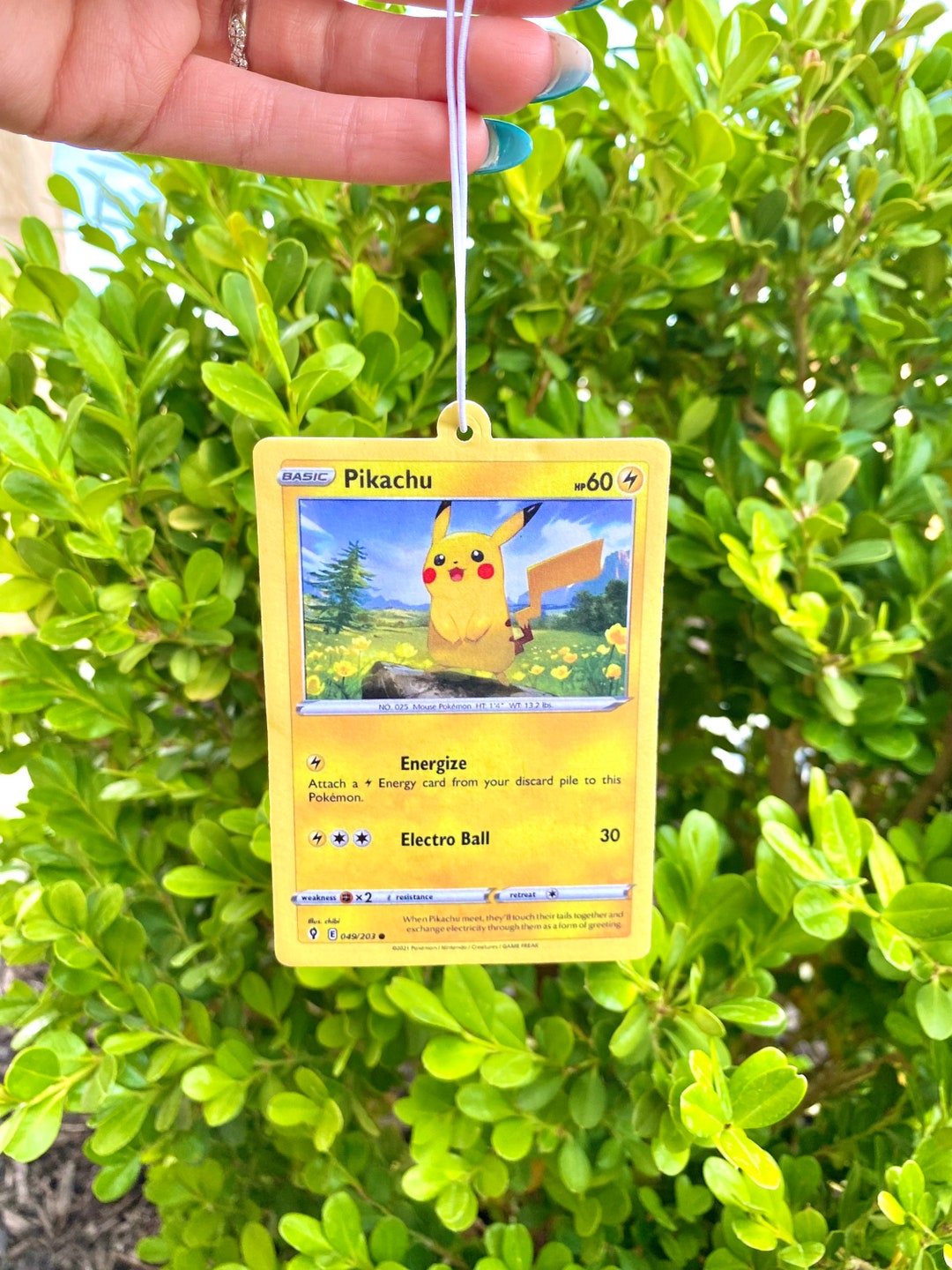 Pikachu Pokemon Car Air Freshener Car Accessories Pikachu Etsy