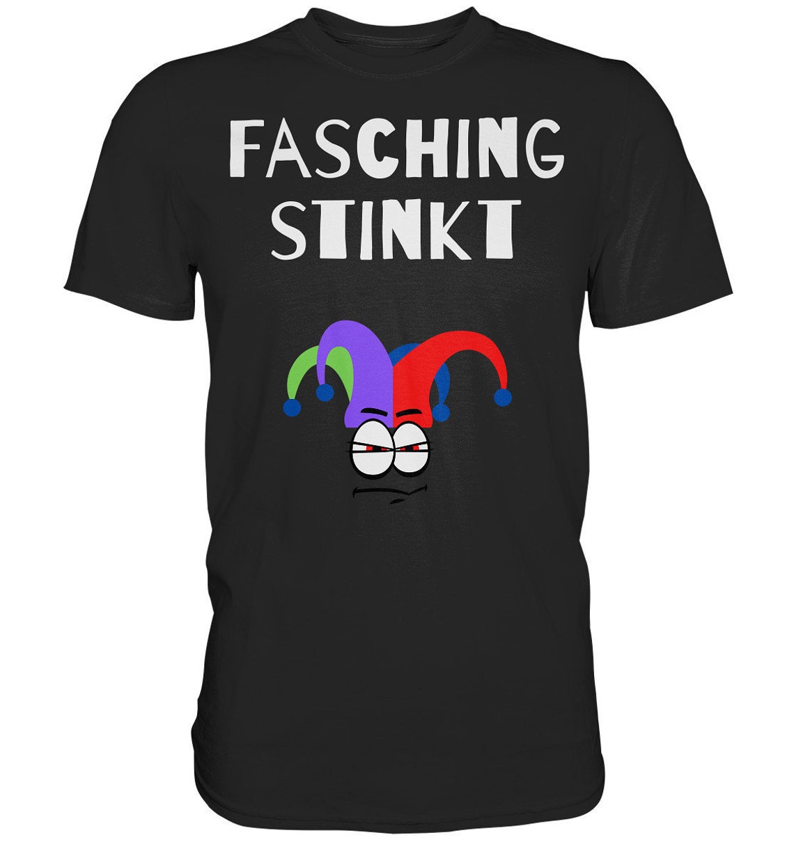 T Shirt Stinkt Nach Kurzem Tragen T-Shirt - Fasching stinkt - Premium Shirt schwarz - Etsy.de