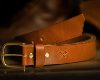 Full Grain Rugged Leather Belt