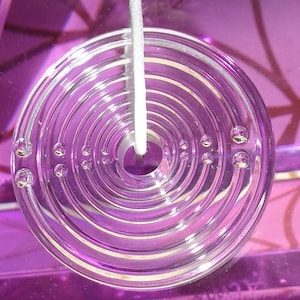 Frequency Solfegio Pendant Lakhovsky Amulet Multiwave Oscillator 3D Crystal Frequency 528Hz 999Hz Amulet 432Hz 777Hz Resonance Aura Pendant