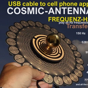 Frequency Transmission Cosmic Antenna play all Hz frequencies to cell phone app Frequency transmission MWO-Lakhovsky Resonance Balance & Meditation