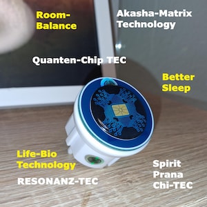 Quantum chip plug Roomharmony 100 meters Home Balance Living Energy Power good sleep Akasha-TEC Chi Prana Spirit Technology Photonen-TEC 3Sph