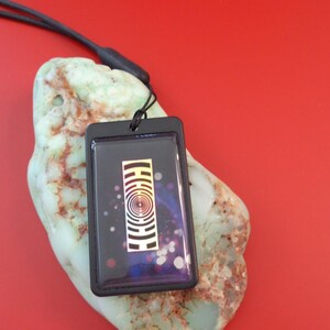 Quantum field amulet, Akasha energy pendant, quantum photon chip, Chi TEC aura harmony, balance, hologram, forever quantum field connection OM image 8
